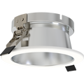 RAB ND22T-4HRHW 4-Inch Round Trim – Haze Cone – White Flange