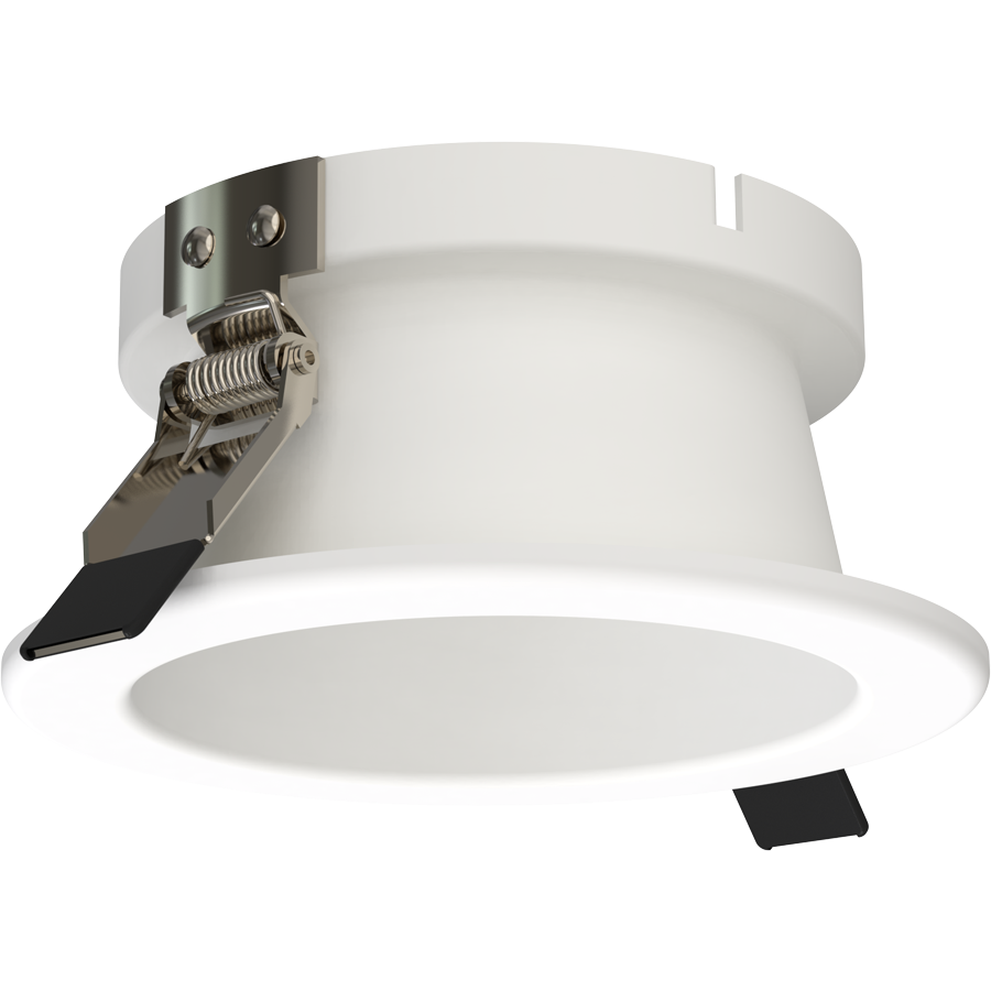 RAB ND22T-4HRW ND22 4-Inch Round Trim – White Cone – White Flange