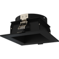 RAB ND22T-4HSB ND22 4-Inch Square Trim – Black Cone – Black Flange