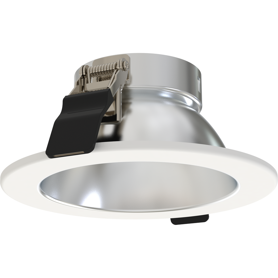 RAB ND22T-4RHW ND22 4-Inch Round Trim – Haze Cone – White Flange