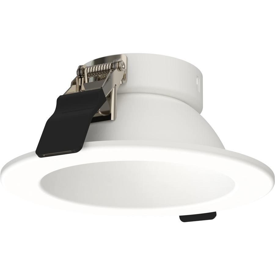 RAB ND22T-4RW ND22 4-Inch Round Trim – White Cone – White Flange