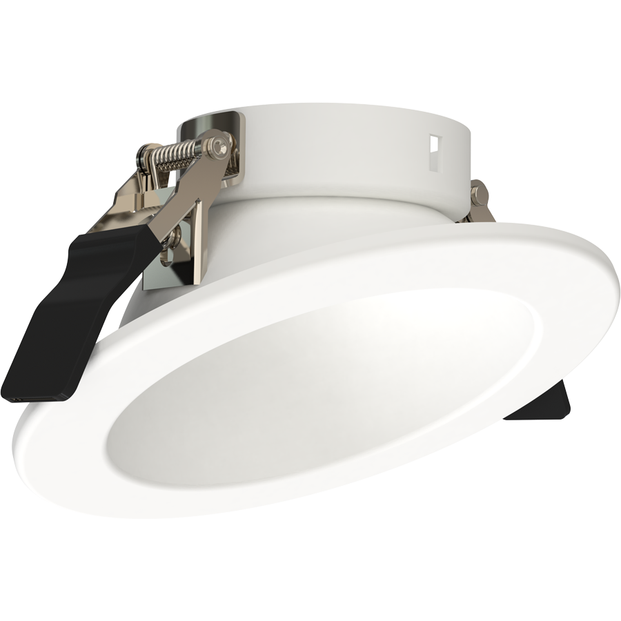 RAB ND22T-4RW-WW ND22 4-Inch Wall Wash Trim – White Cone – White Flange