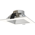 RAB ND22T-4SHW ND22 4-Inch Square Trim – Haze Cone – White Flange