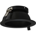 RAB ND22T-6HRB ND22 6-Inch Round Trim – Black Cone – Black Flange