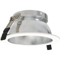 RAB ND22T-6HRHW ND22 6-Inch Round Trim – Haze Cone – White Flange
