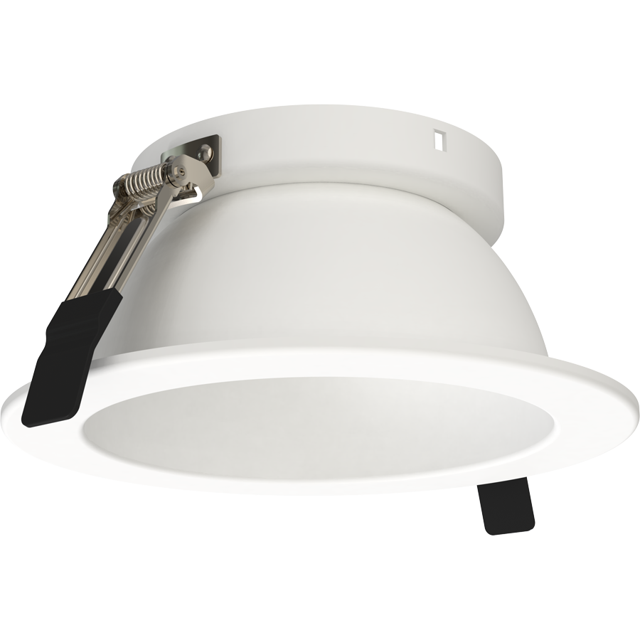 RAB ND22T-6HRW ND22 6-Inch Round Trim – White Cone – White Flange