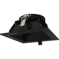 RAB ND22T-6HSB ND22 6-Inch Square Trim – Black Cone – Black Flange