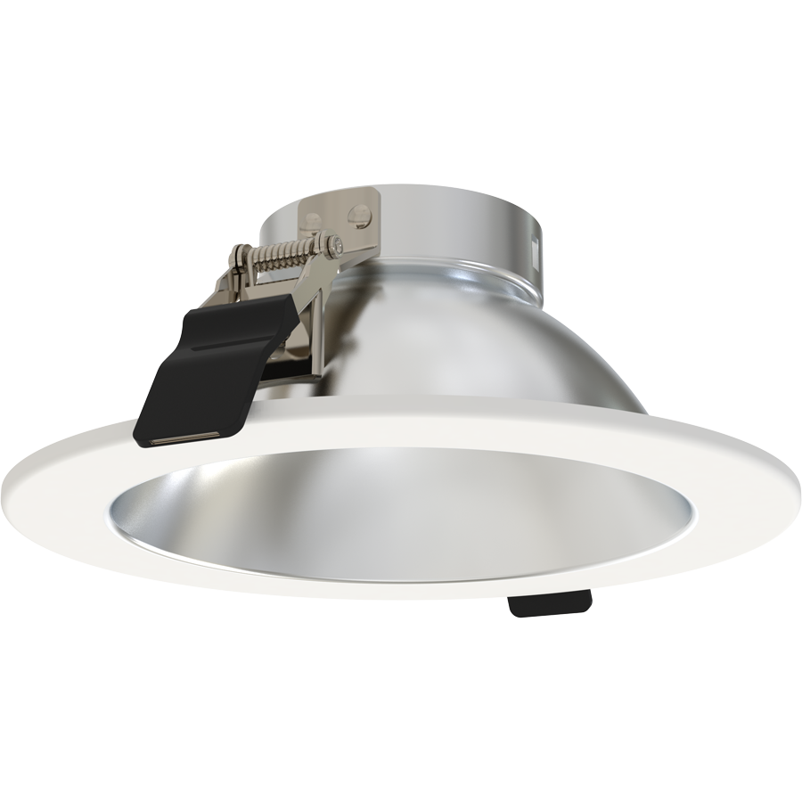 RAB ND22T-6RHW ND22 6-Inch Round Trim – Haze Cone – White Flange