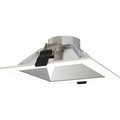 RAB ND22T-6SHW ND22 6-Inch Square Trim – Haze Cone – White Flange