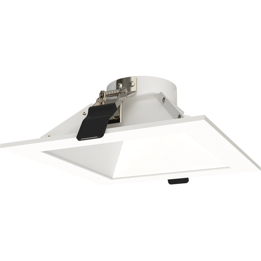 RAB ND22T-6SW ND22 6-Inch Square Trim – White Cone – White Flange