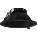 RAB ND22T-8RB ND22 8-Inch Round Trim – Black Cone – Black Flange