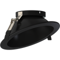 RAB ND22T-8RB-WW ND22 8-Inch Wall Wash Trim – Black Cone – Black Flange