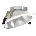 RAB ND22T-8RHW-WW ND22 8-Inch Wall Wash Trim – Haze Cone – White Flange