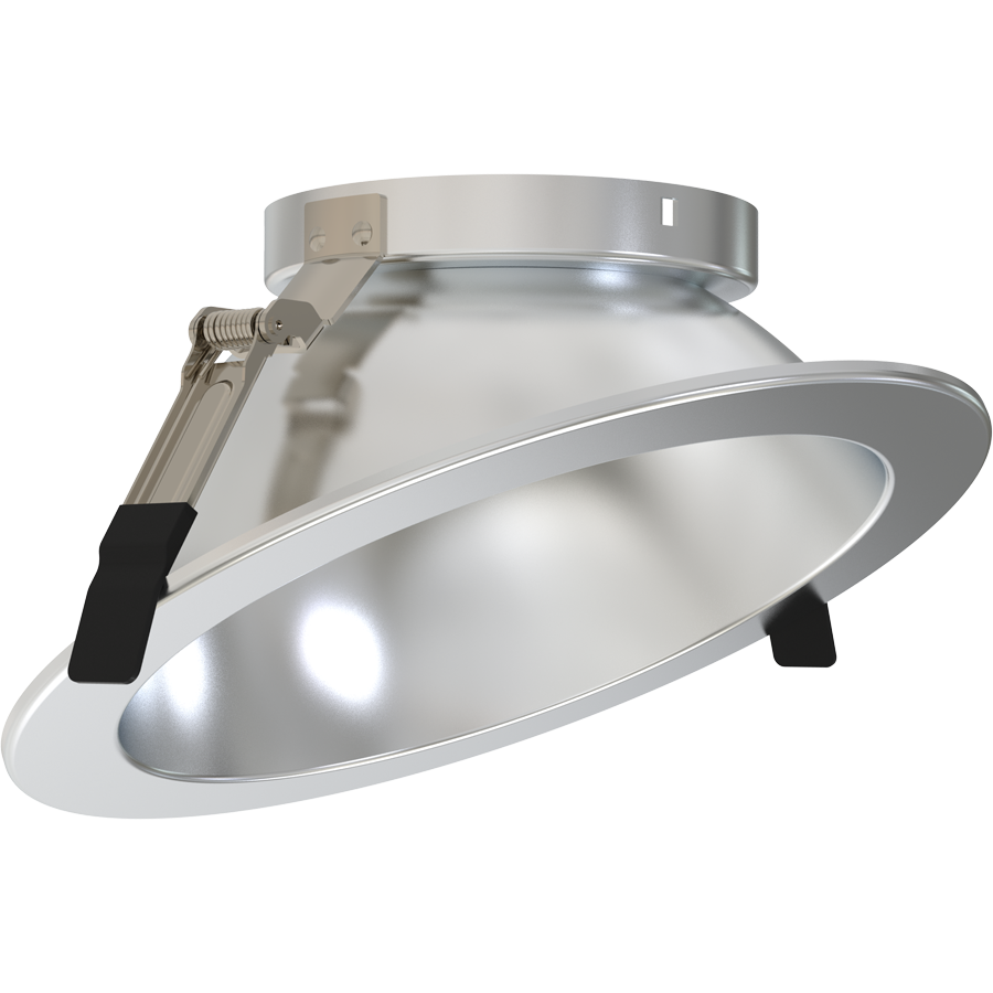 RAB ND22T-8RHZ-WW ND22 8-Inch Wall Wash Trim – Haze Cone – Haze Flange