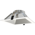 RAB ND22T-8SHW ND22 8-Inch Square Trim – Haze Cone – White Flange