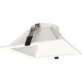 RAB ND22T-8SW ND22 8-Inch Square Trim – White Cone – White Flange