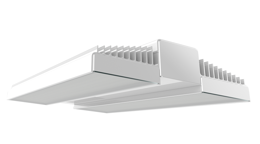RAB RAIL150/480 RAIL LED High Bay Light – 150W – 5000K – 20154 Lumens – 480V – Aluminum/White Finish