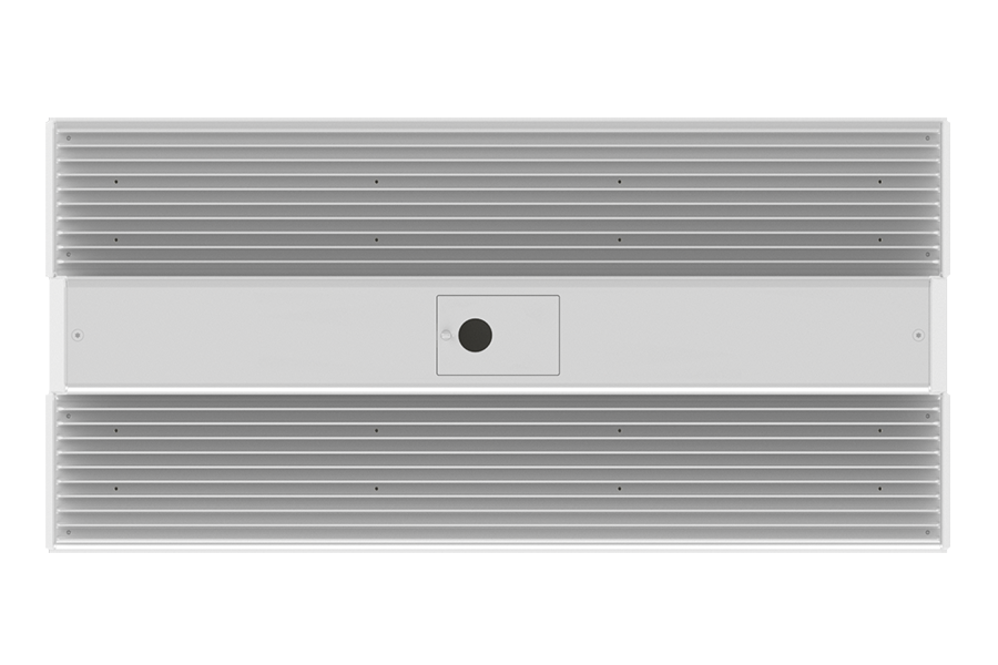 RAB RAIL175N/MVS RAIL LED High Bay Light – 175W – 4000K – 24421 Lumens – 120-277V – Microwave Motion Sensor – Aluminum/White Finish
