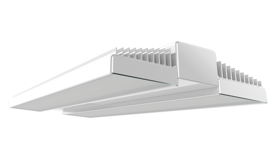 RAB RAIL225N/480 RAIL LED High Bay Light – 225W – 4000K – 35201 Lumens – 480V – Aluminum/White Finish