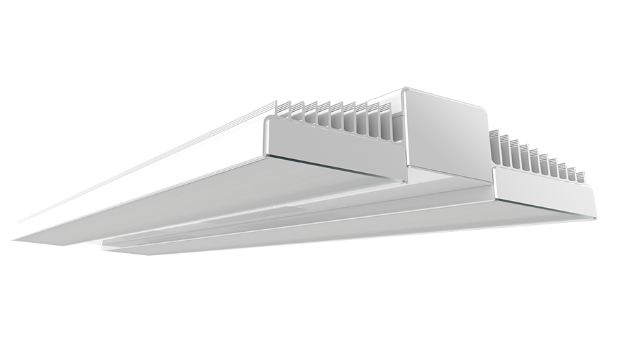 RAB RAIL400/PIR RAIL LED High Bay Light – 400W – 5000K – 54007 Lumens – 120-277V – PIR Occupancy Sensor – Aluminum/White Finish