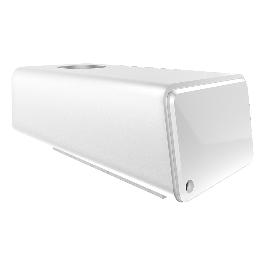 RAB RAILP-90W Pendant Mount Kit for RAIL 90W LED High Bay Lights – White/Aluminum Finish
