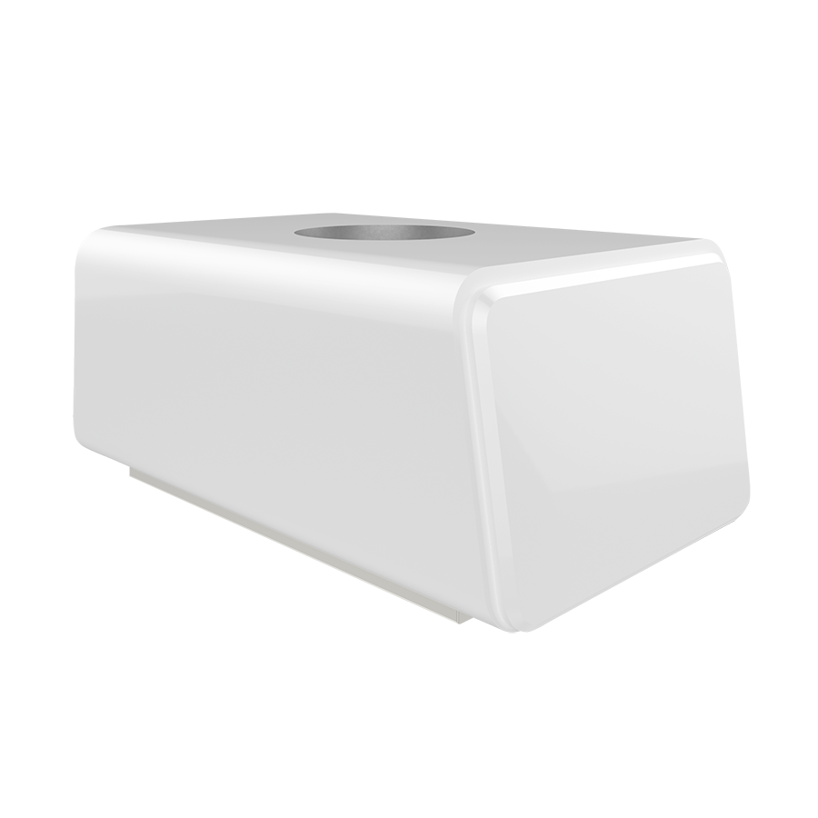 RAB RAILP Pendant Mount Kit for RAIL 150W, 175W, 225W and 400W LED High Bay Lights – White/Aluminum Finish