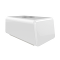 RAB RAILP Pendant Mount Kit for RAIL 150W, 175W, 225W and 400W LED High Bay Lights – White/Aluminum Finish