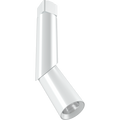 RAB PIVOTS PIVOT Track Light – Small – 8W – Selectable 3000K/4000K/5000K – 748-807 Lumens – 120V – 36° Beam Angle – White Finish