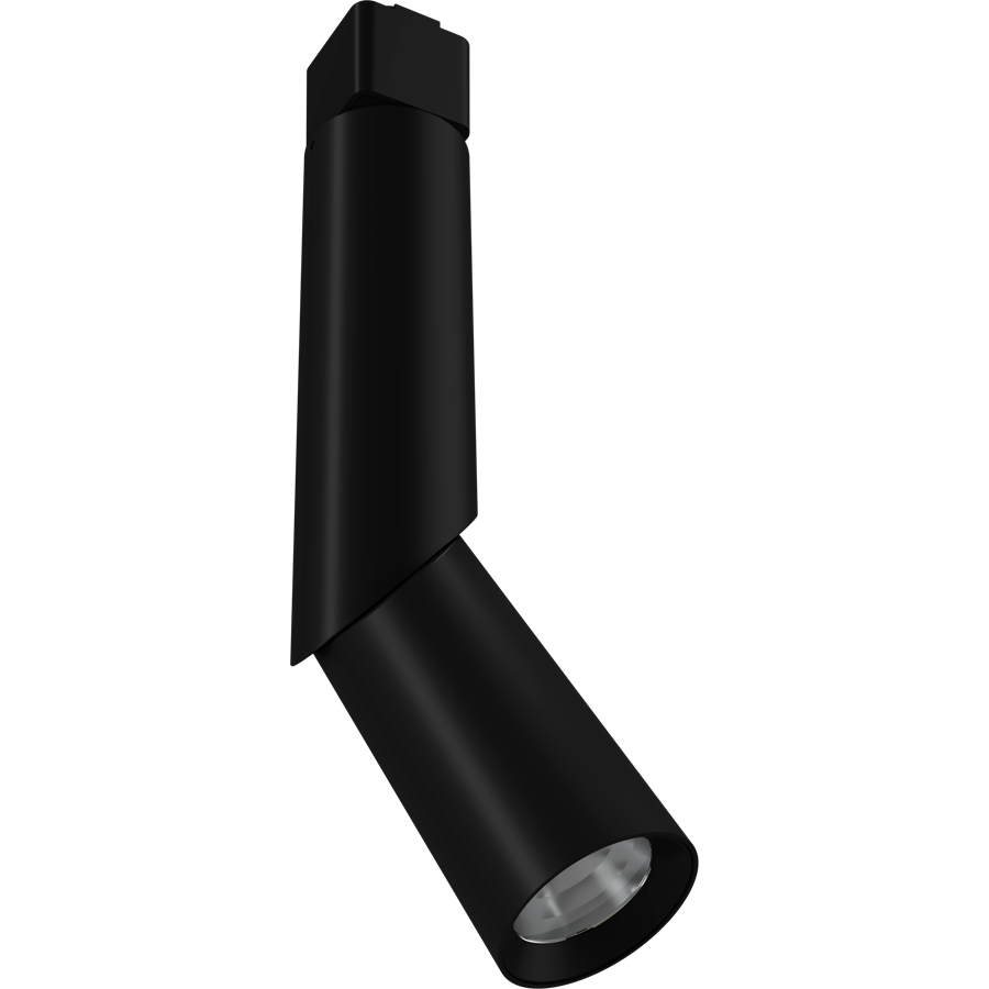 RAB PIVOTS24DB PIVOT Track Light – Small – 8W – Selectable 3000K/4000K/5000K – 748-807 Lumens – 120V – 24° Beam Angle – Black Finish