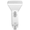 RAB PLC-8.5-V-8FA-HYB PLC Vertical LED Lamp – Type A+B Hybrid – 8.5W – Selectable CCT – G24D Base – 120-277V Ballast Compatible – 1100-1150 Lumens