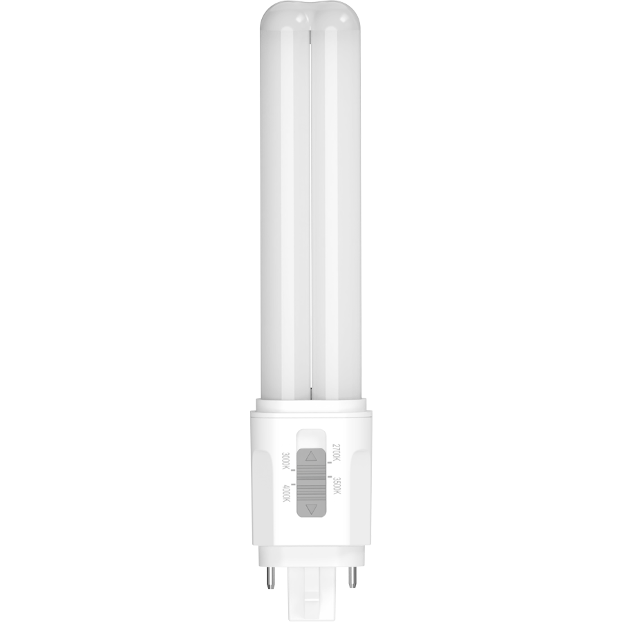 RAB PLC-9-O-8FA-DIR-G24Q Omni LED Lamp – Type A Ballast Compatible – 9W – 4-CCT Selectable – G24Q Base – 1050-1200 Lumens