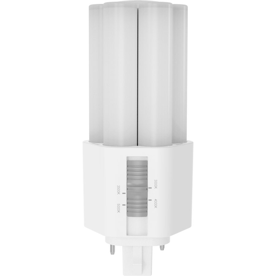 RAB PLT-7-O-8FA-BYP Omni LED Lamp – Type B Bypass – 7W – Selectable 2700K/3000K/3500K/4000K – GX24D Base – 120-277V – 860-960 Lumens