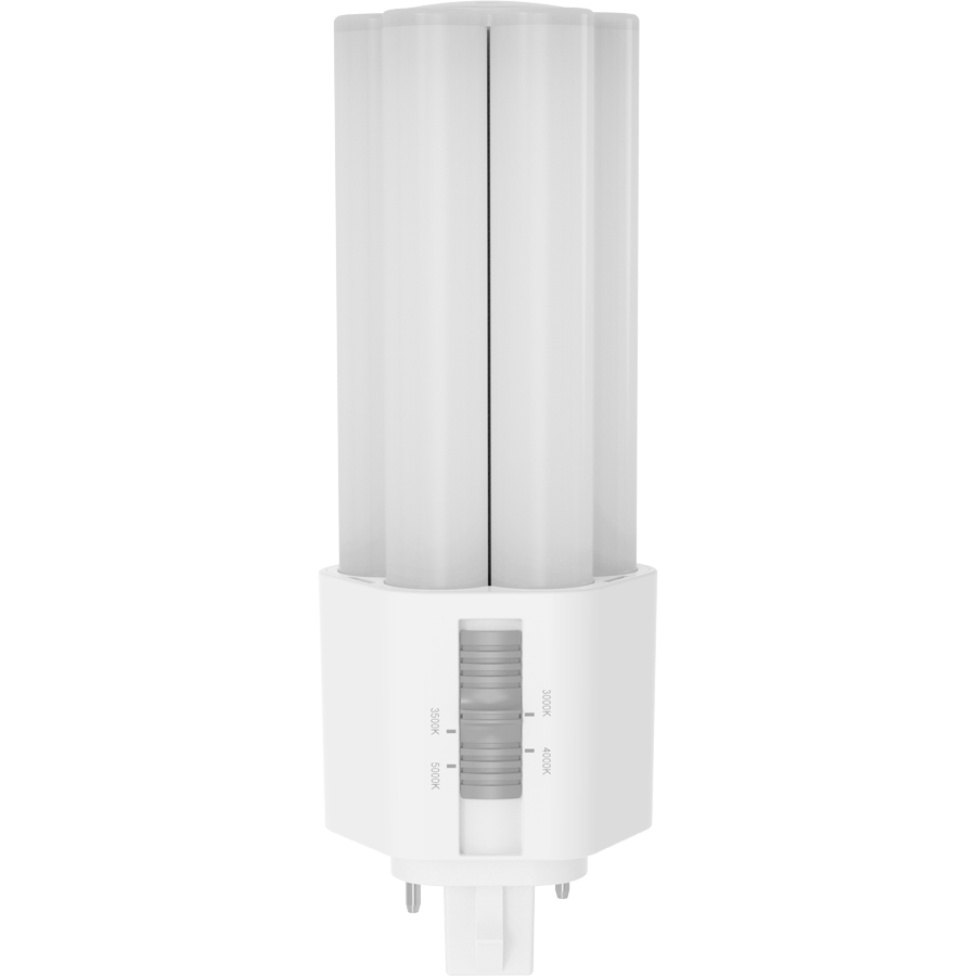 RAB PLT-9-O-8FA-BYP Omni LED Lamp – Type B Bypass – 9W – Selectable 2700K/3000K/3500K/4000K – GX24D Base – 120-277V – 1050-1200 Lumens