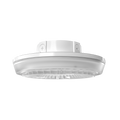 RAB PRT55RW/480 Field-Adjustable Round LED Parking Garage Light – Selectable 30W/42W/55W – Selectable 3000K/4000K/5000K – 7340-7651 Lumens – 480V – Integrated Photocell – White Finish
