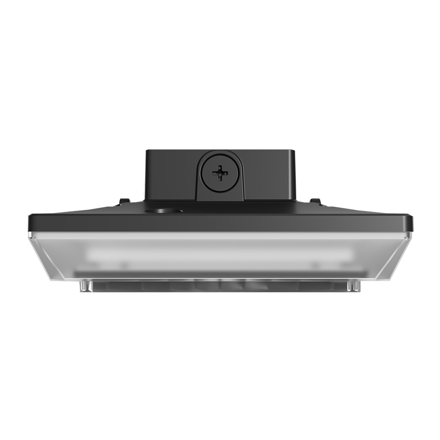 RAB PRT55S/E PORTO Field-Adjustable Square LED Parking Garage Light – Selectable 30W/42W/55W – Selectable 3000K/4000K/5000K – 4233-7510 Lumens – 120-277V – Integrated Photocell – Emergency Battery Backup – Bronze Finish
