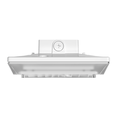 RAB PRT55SW/E PORTO Field-Adjustable Square LED Parking Garage Light – Selectable 30W/42W/55W – Selectable 3000K/4000K/5000K – 4233-7510 Lumens – 120-277V – Integrated Photocell – Emergency Battery Backup – White Finish