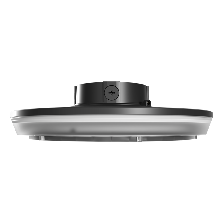 RAB PRT80R/E PORTO Field-Adjustable Round LED Parking Garage Light – Selectable 60W/70W/80W – Selectable 3000K/4000K/5000K – 8235-11195 Lumens – 120-277V – Integrated Photocell – Emergency Battery Backup – Bronze Finish