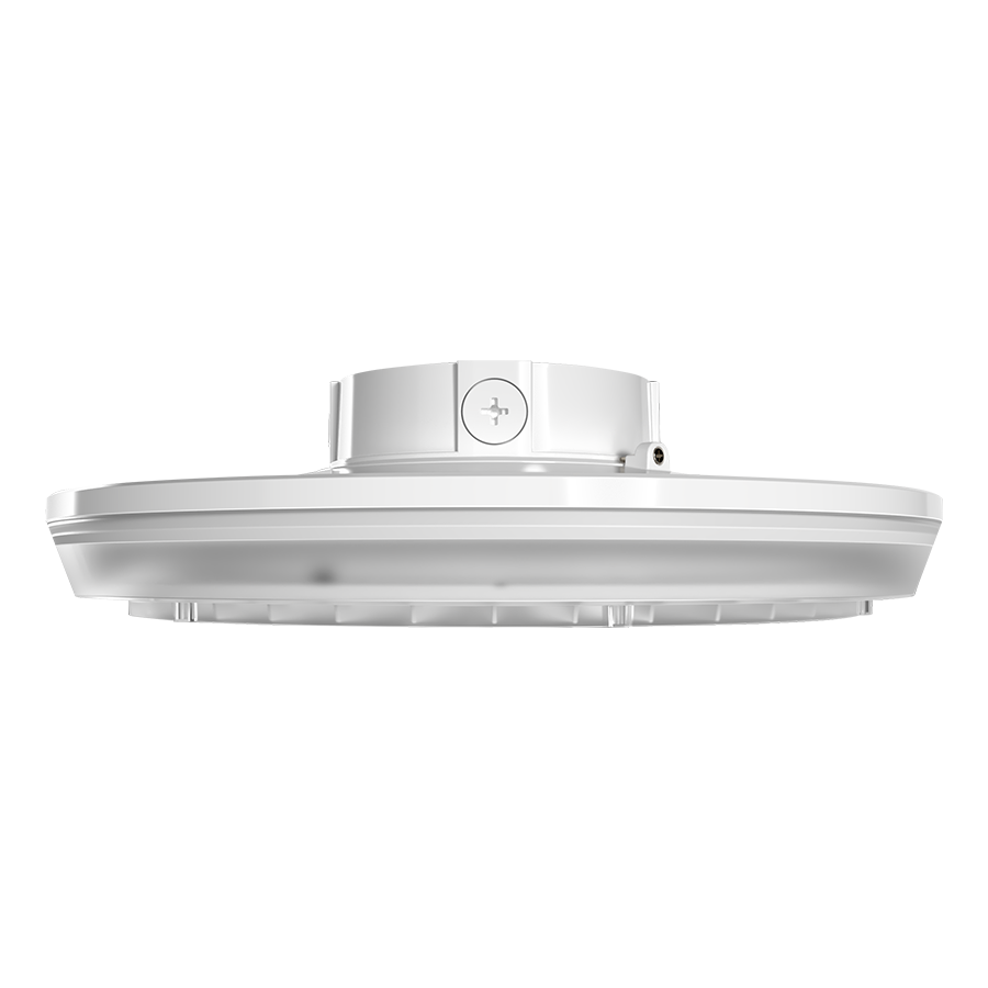 RAB PRT80RW PORTO Field-Adjustable Round LED Parking Garage Light – Selectable 60W/70W/80W – Selectable 3000K/4000K/5000K – 8235-11195 Lumens – 120-277V – Integrated Photocell – White Finish