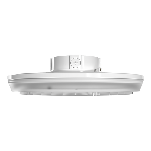 RAB PRT80RW/480 PORTO Field-Adjustable Round LED Parking Garage Light – Selectable 60W/70W/80W – Selectable 3000K/4000K/5000K – 8235-11195 Lumens – 480V – Integrated Photocell – White Finish