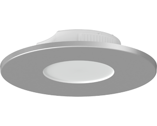 RAB PUCK34-TRIM-RD-SV Round Trim – Silver Finish