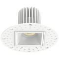 RAB R2STL 2in Trimless Recessed Light – 9W – 600 Lumens – 2700K–5000K – 120V – Square – Smooth Trim – White Finish – 90+ CRI