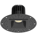 RAB R2STLB 2in Trimless Recessed Light – 9W – 600 Lumens – 2700K–5000K – 120V – Square – Smooth Trim – Black Finish – 90+ CRI