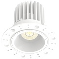 RAB R2TL 2in Trimless Recessed Light – 9W – 600 Lumens – 2700K–5000K – 120V – Round – Smooth Trim – White Finish – 90+ CRI