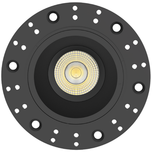 2in Trimless Recessed Light – 9W – 600 Lumens – 2700K–5000K – 120V – Round – Smooth Trim – Black Finish – 90+ CRI