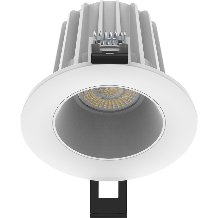 RAB R3-15 3in Regressed Recessed Light – 15W – 1000 Lumens – 2700K–5000K – 120V – Round – Smooth Trim – White Finish – 90+ CRI