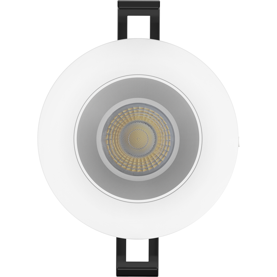 RAB R3-15 3in Regressed Recessed Light – 15W – 1000 Lumens – 2700K–5000K – 120V – Round – Smooth Trim – White Finish – 90+ CRI