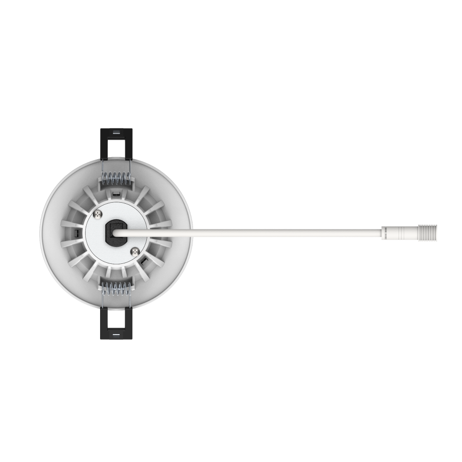 RAB R3-15 3in Regressed Recessed Light – 15W – 1000 Lumens – 2700K–5000K – 120V – Round – Smooth Trim – White Finish – 90+ CRI