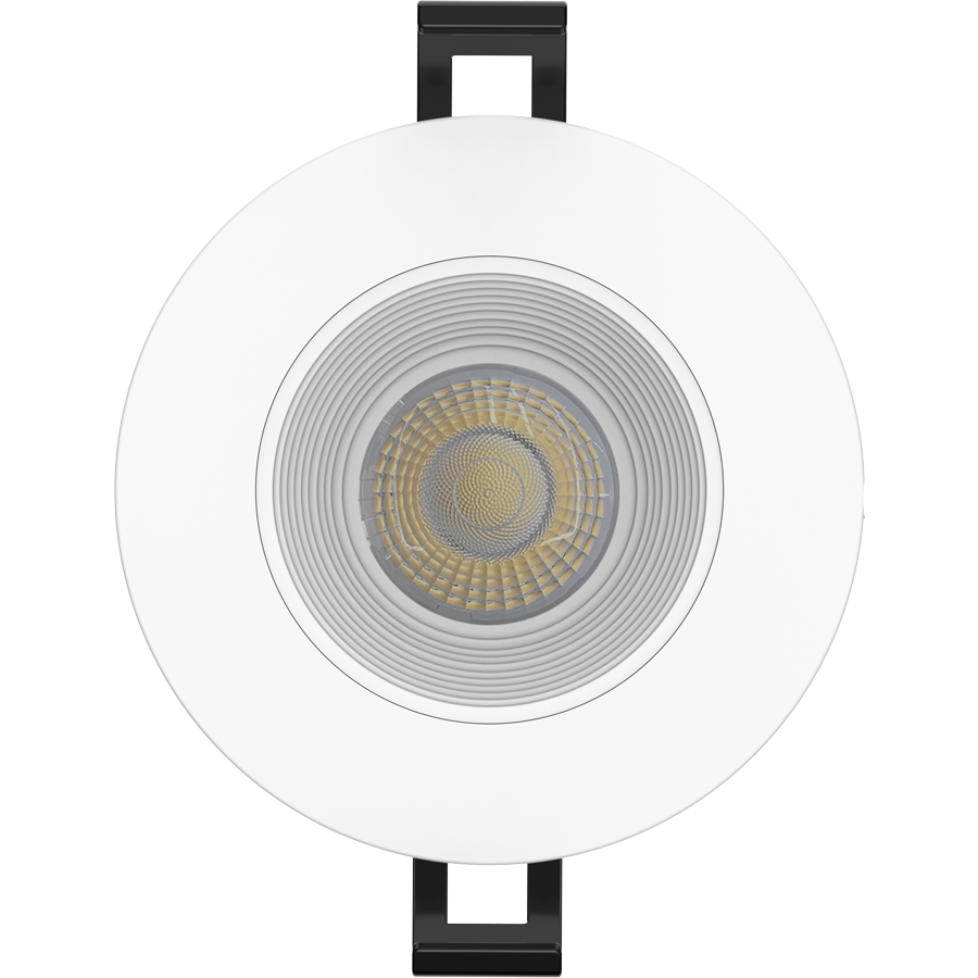 RAB R3-15B 3in Regressed Recessed Light – 15W – 1000 Lumens – 2700K–5000K – 120V – Round – Baffle Trim – White Finish – 90+ CRI