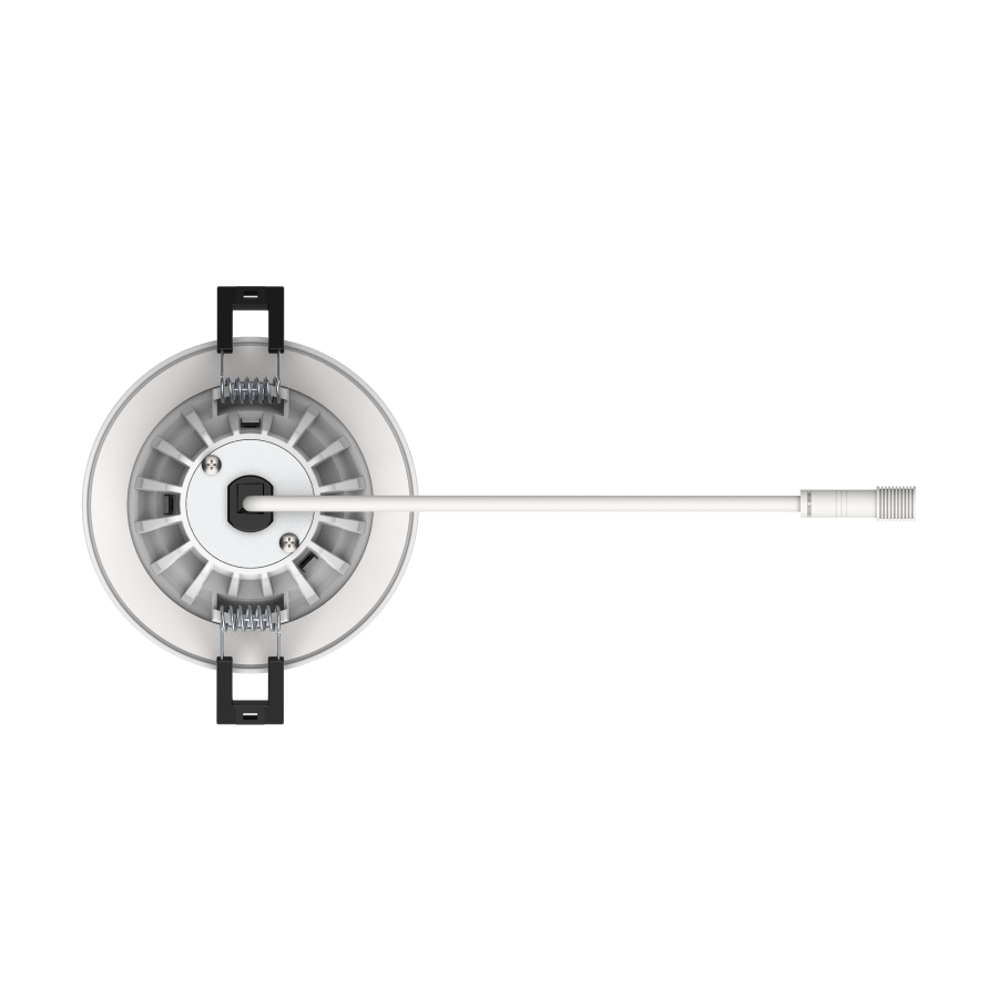 RAB R3-15B 3in Regressed Recessed Light – 15W – 1000 Lumens – 2700K–5000K – 120V – Round – Baffle Trim – White Finish – 90+ CRI