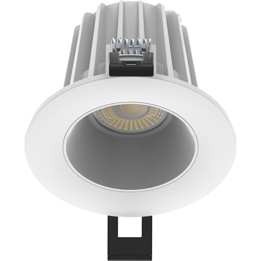 RAB R3-9 3in Regressed Recessed Light – 9W – 650 Lumens – 2700K–5000K – 120V – Round – Smooth Trim – White Finish – 90+ CRI